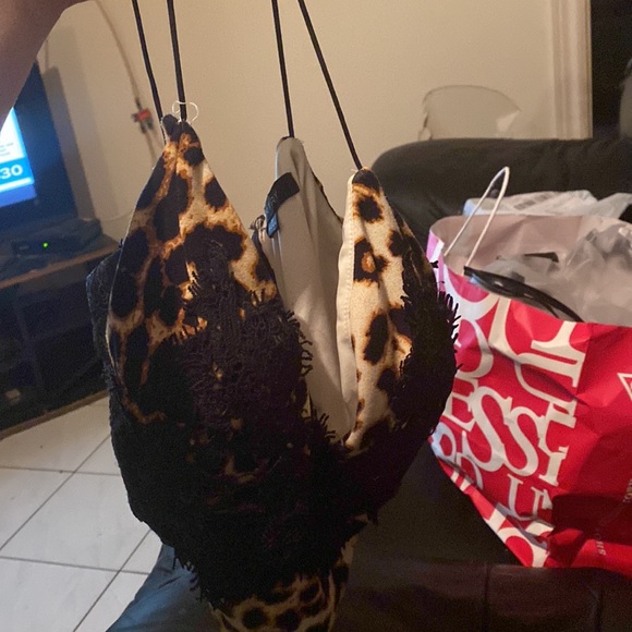 Sexy cheetah short party top - Picture 3 of 3